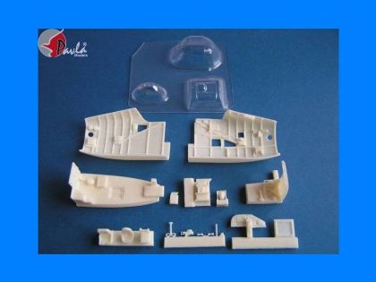 1:72 H.P. Hallifax - Cockpit + vacu canopy