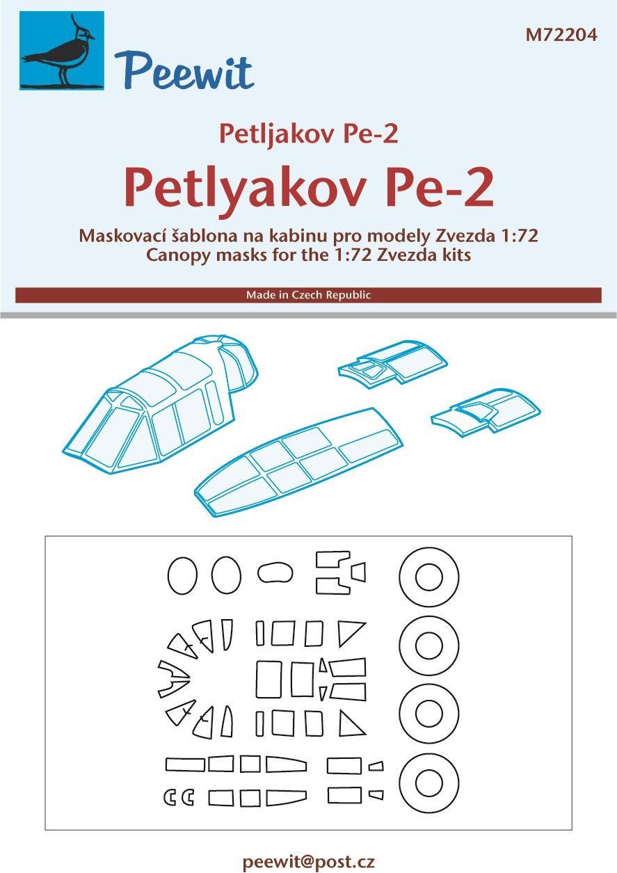 1:72 Petlyakov Pe-2 (designed to be used with Zvezda kits)