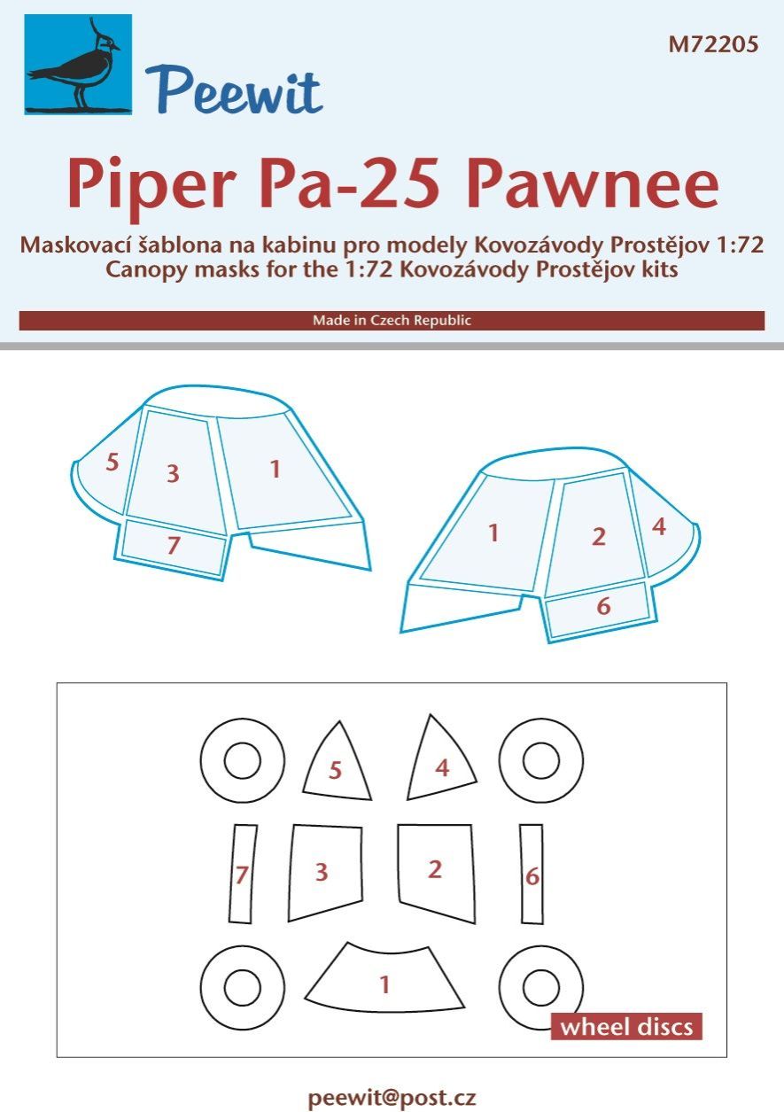 1:72 Piper Pa-25 Pawnee (designed to be used with Kovozavody Prostejov)