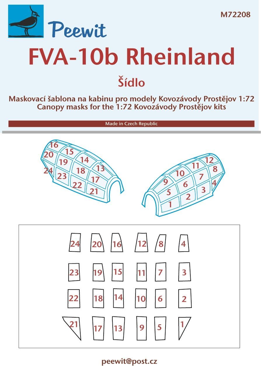 1:72 FVA-10b Rheinland (designed to be used with Kovozavody Prostejov kits)