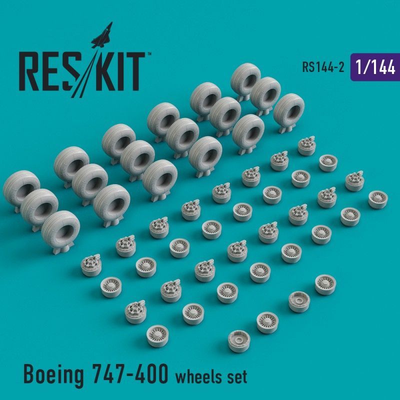 1:144 Boeing 747-400 wheels set