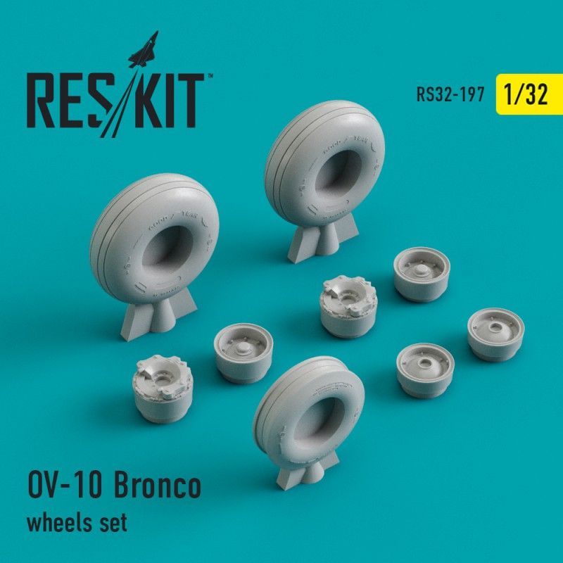 1:32 OV-10 Bronco wheels set