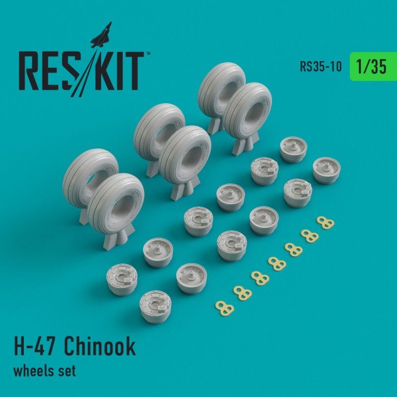 1:35 H-47 Chinook wheels set