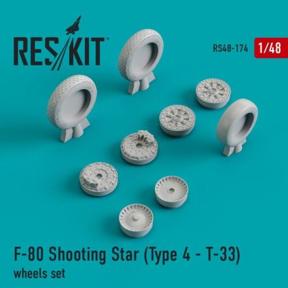 1:48 F-80 Shooting Star (Type 4 - ?-33) wheels set