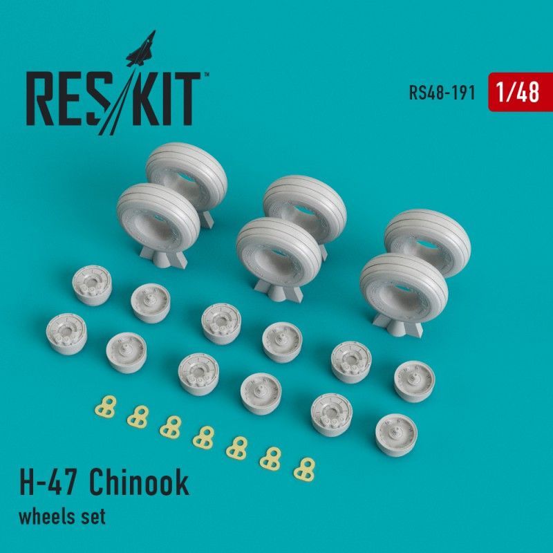 1:48 H-47 Chinook wheels set