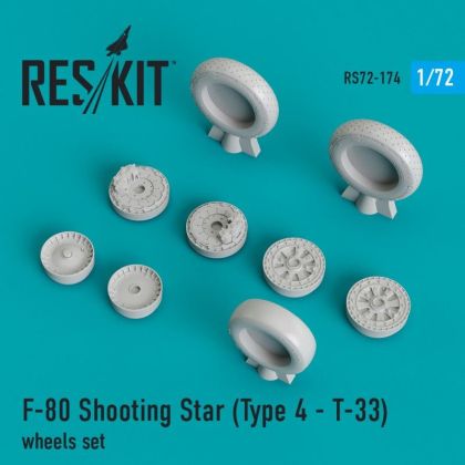 1:72 F-80 Shooting Star (Type 4 - ?-33) wheels set