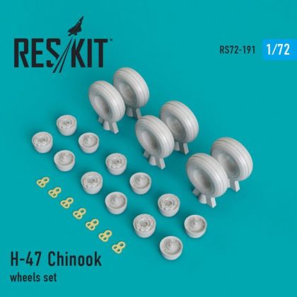 1:72 H-47 Chinook wheels set