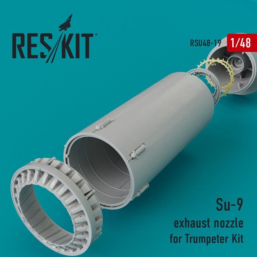 1:48 Sukhoi Su-9 exhaust nozzle (Trumpeter kits)
