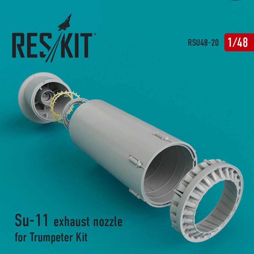 1:48 Sukhoi Su-11 exhaust nozzle (Trumpeter kits)