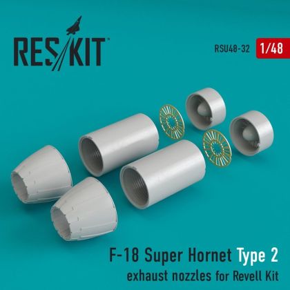 1:48 F-18 Super Hornet Type 2 exhaust nozzles (Revell kits)