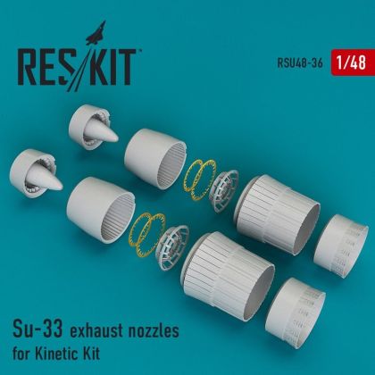 1:48 Sukhoi Su-33 exhaust nozzles (Kinetic Model kits)
