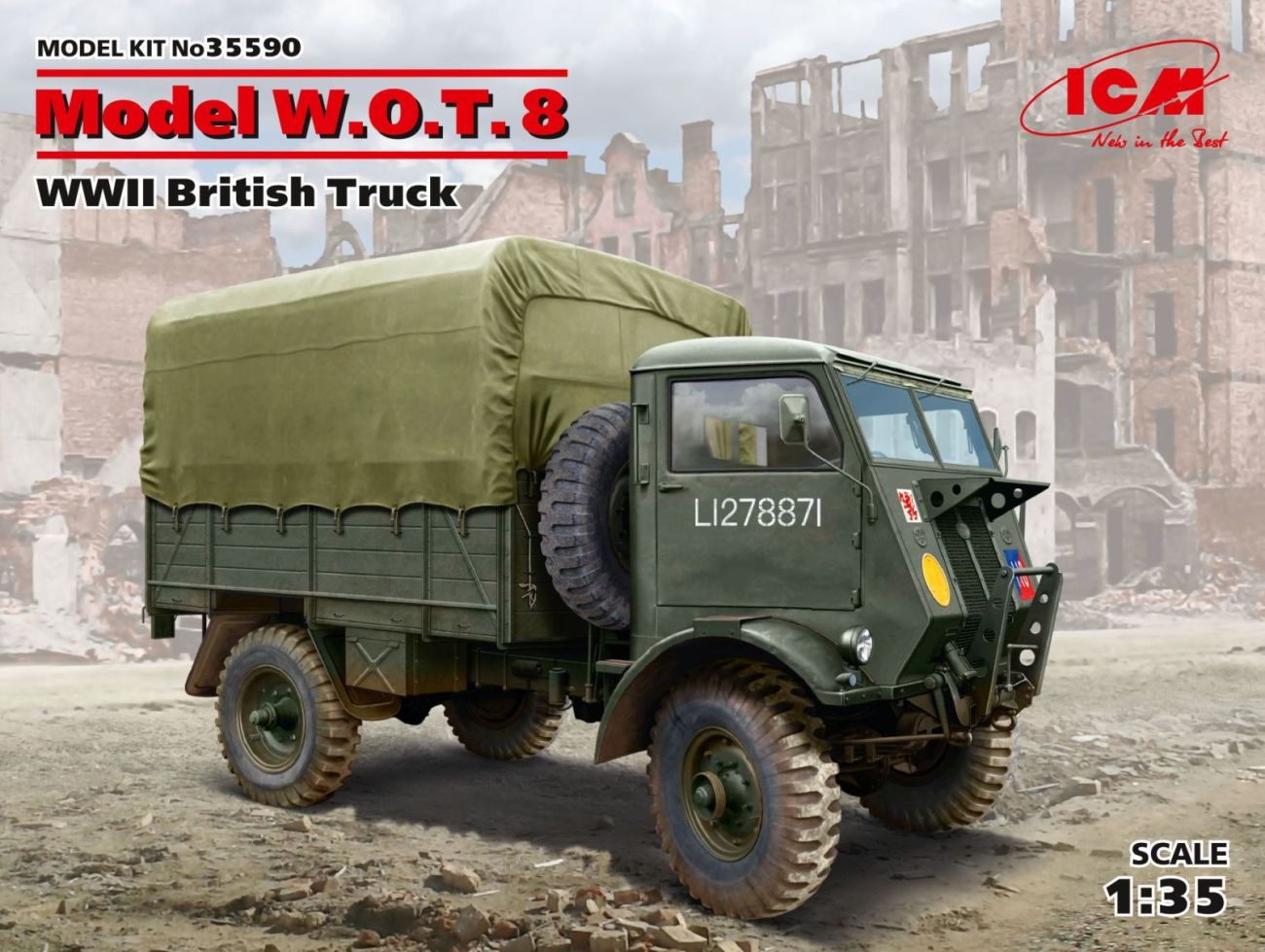 1:35 Model W.O.T. 8, WWII British Truck