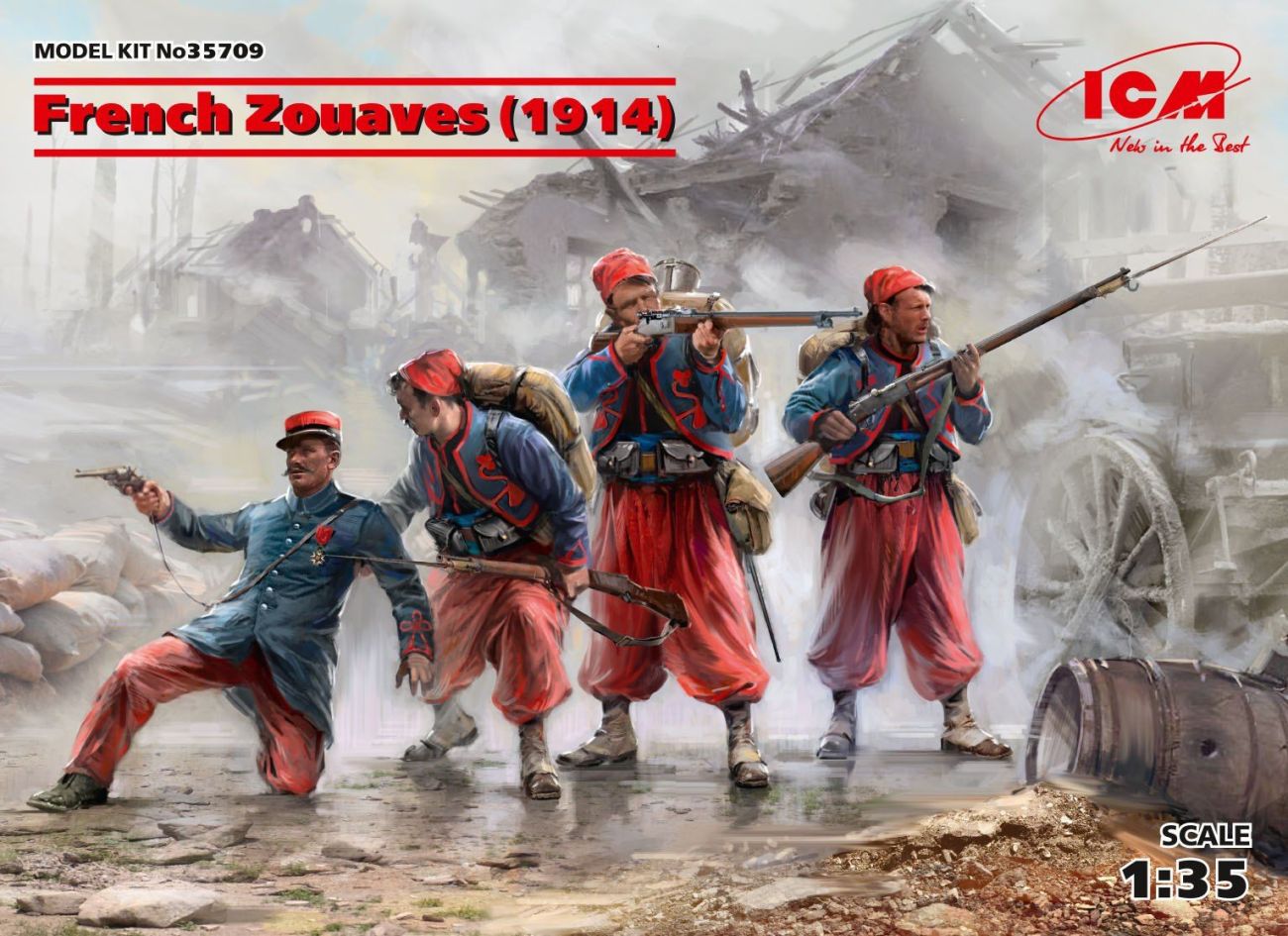 1:35 French Zouaves (1914) (4 figures)