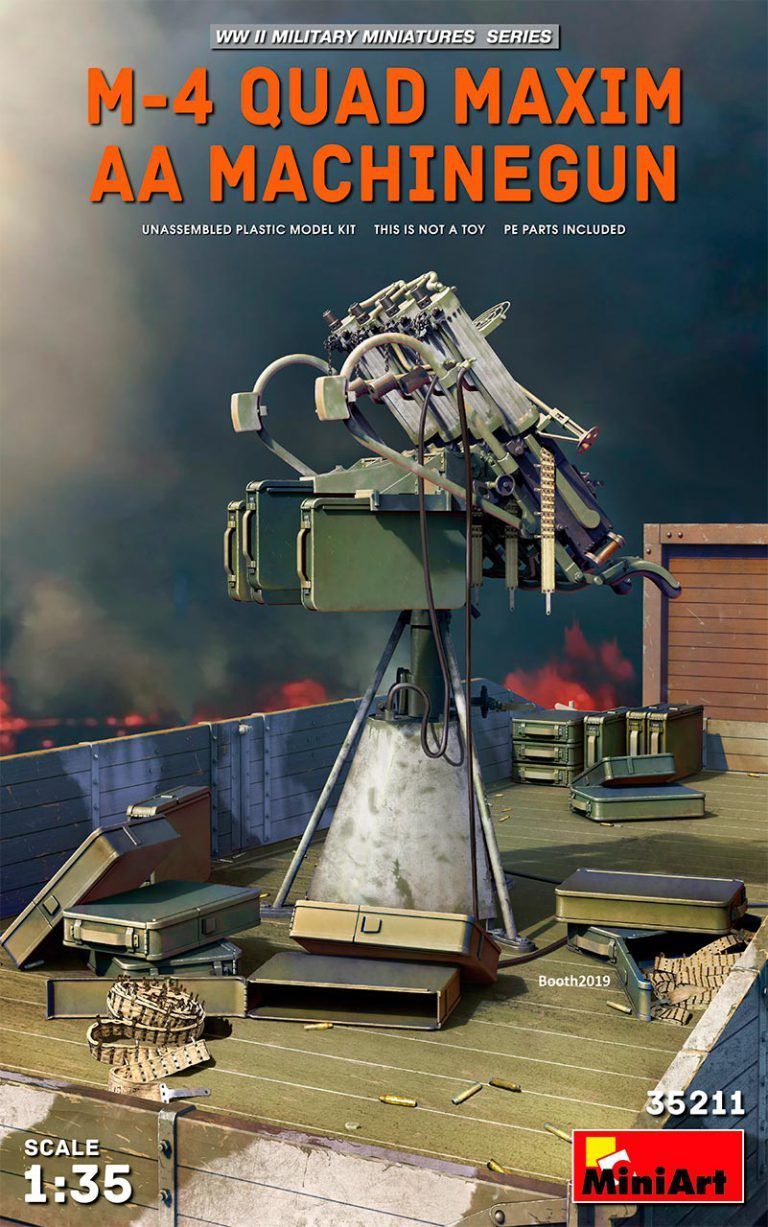 1:35 M-4 QUAD MAXIM AA MACHINEGUN