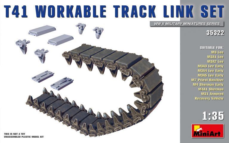 1:35 T41 WORKABLE TRACK LINK SET