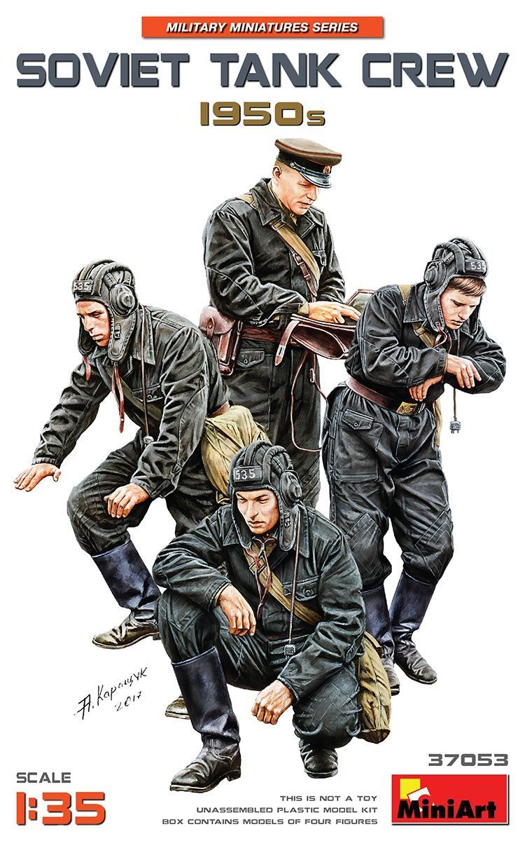 1:35 SOVIET TANK CREW 1950s