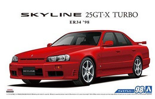 1:24 Nissan ER34 Skyline 25GT-X Turbo 1998