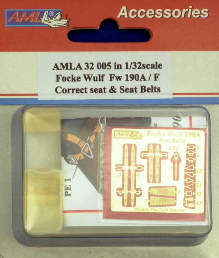 1:32 Fw 190A/F - correct seat & seatbelts
