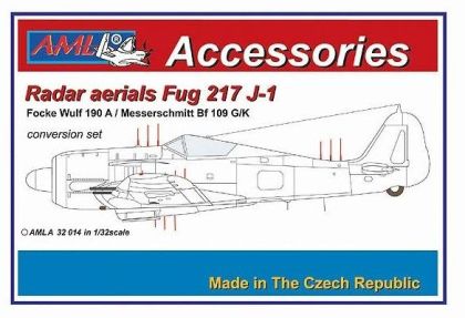 1:32 Radar Aerials FuG 217 J-1 (Fw190A, Bf 109G/K)