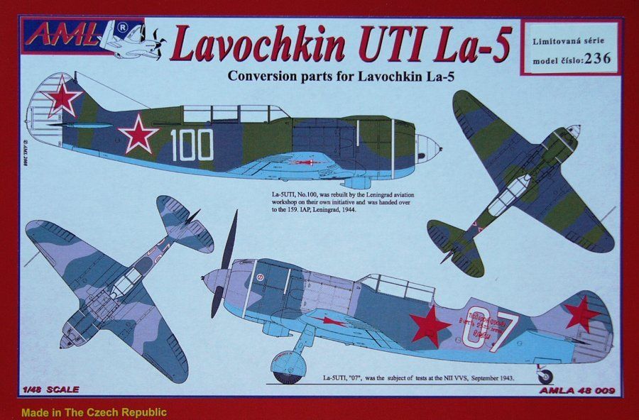 1:48 Lavochkin UTI La-5 Conversion Set