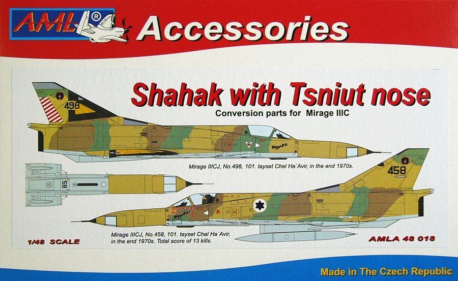 1:48 Shahak w/ Tsniut nose (Conv. for Mirage IIIC)