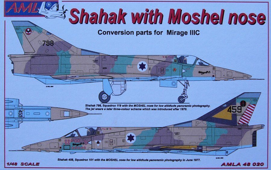 1:48 Shahak w/ Moshel nose (Conv. for Mirage IIIC)