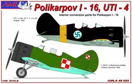 1:48 Polik. I-16 UTI-4 Interior (Poland,Finland)