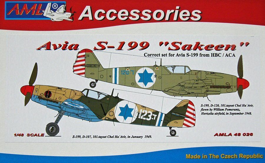 1:48 Avia S-199 Sakeen Correct set (ACA/HBC)