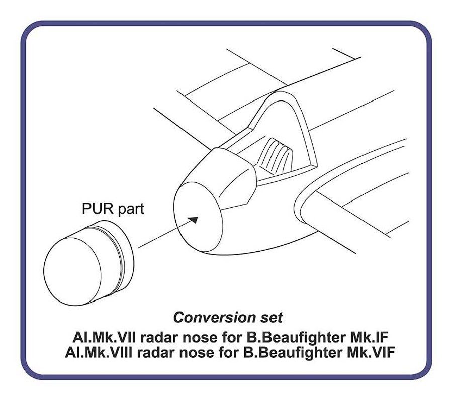 1:48 Beaufighter IF&VIF - radar nose (TAM)