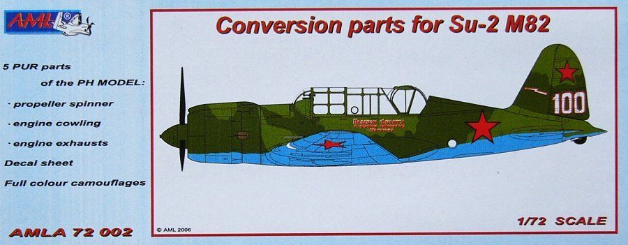 1:72 Su-2 M82 Conversion parts + decals