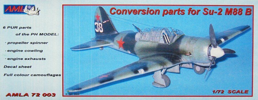 1:72 Su-2 M88B Conversion parts + decals