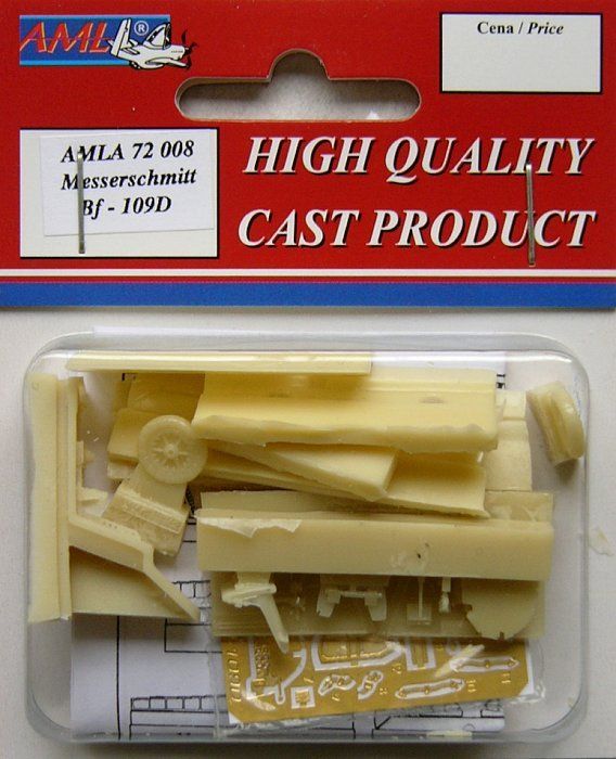 1:72 Messeschmitt Bf-109D-1 Detail Set