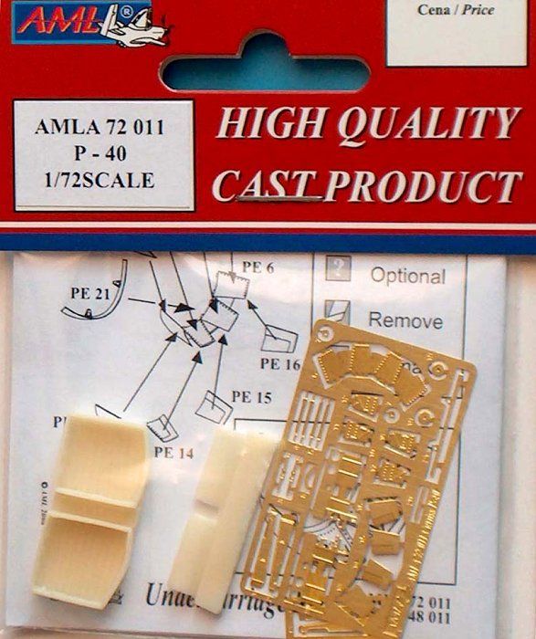 1:72 Curtiss P-40B,C,E,M,N - wheel set (ACA,HAS)