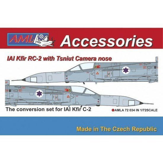 1:72 IAI Kfir RC-2 / Tsniut camera nose (konv.)