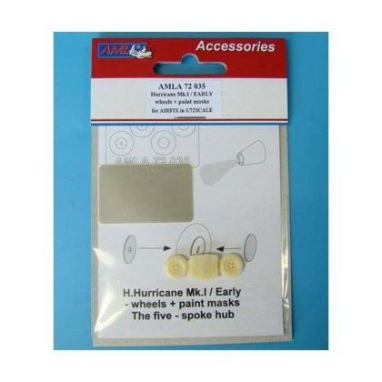 1:72 H.Hurricane Mk.I / Early - wheels & paint masks