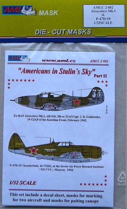 1:32 Masks Airacobra Mk.I & P-47D-10 Part II.