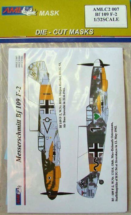 1:32 Masks Bf 109 F-2 (incl. decals)