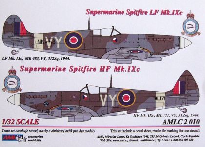 1:32 Masks S.Spitfire Mk.IXC (VY)