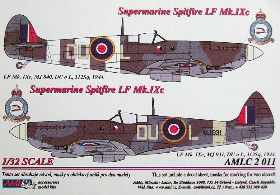 1:32 Masks S.Spitfire Mk.IXC (DUoL)
