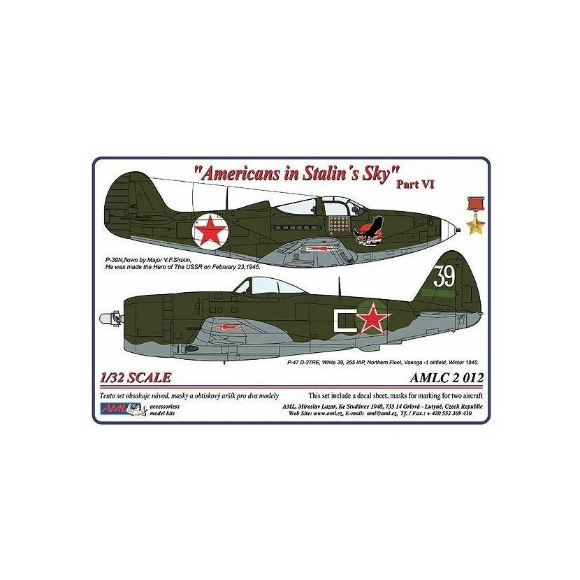 1:32 Americans in Stalin´s Sky (P-39N, P-47 D-27RE), Part VI