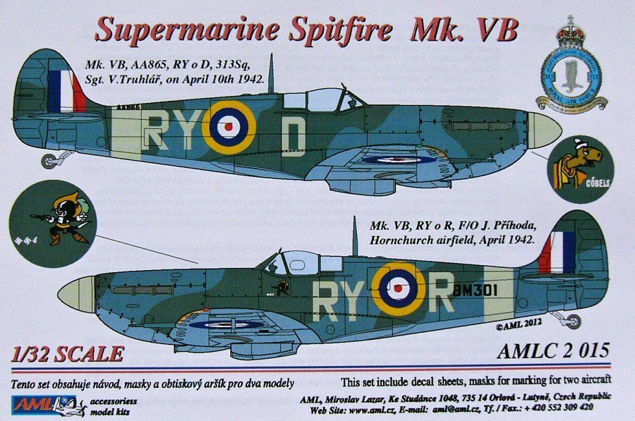 1:32 Supermarine Spitfire Mk.VB (313 Sq.) Part II