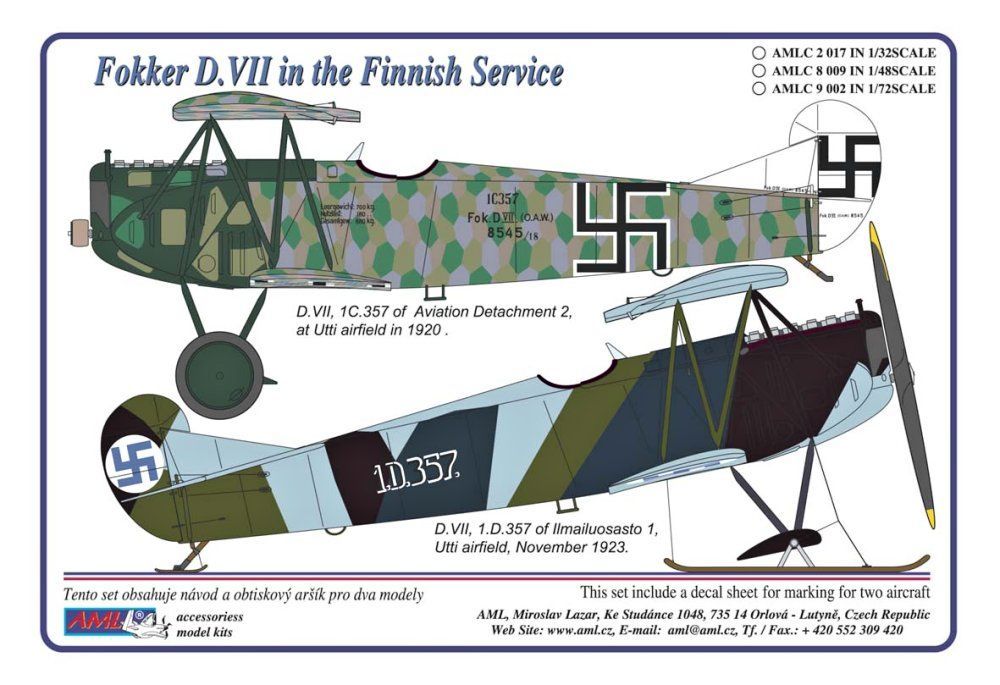 1:32 Fokker D.VII in the Finnish Service