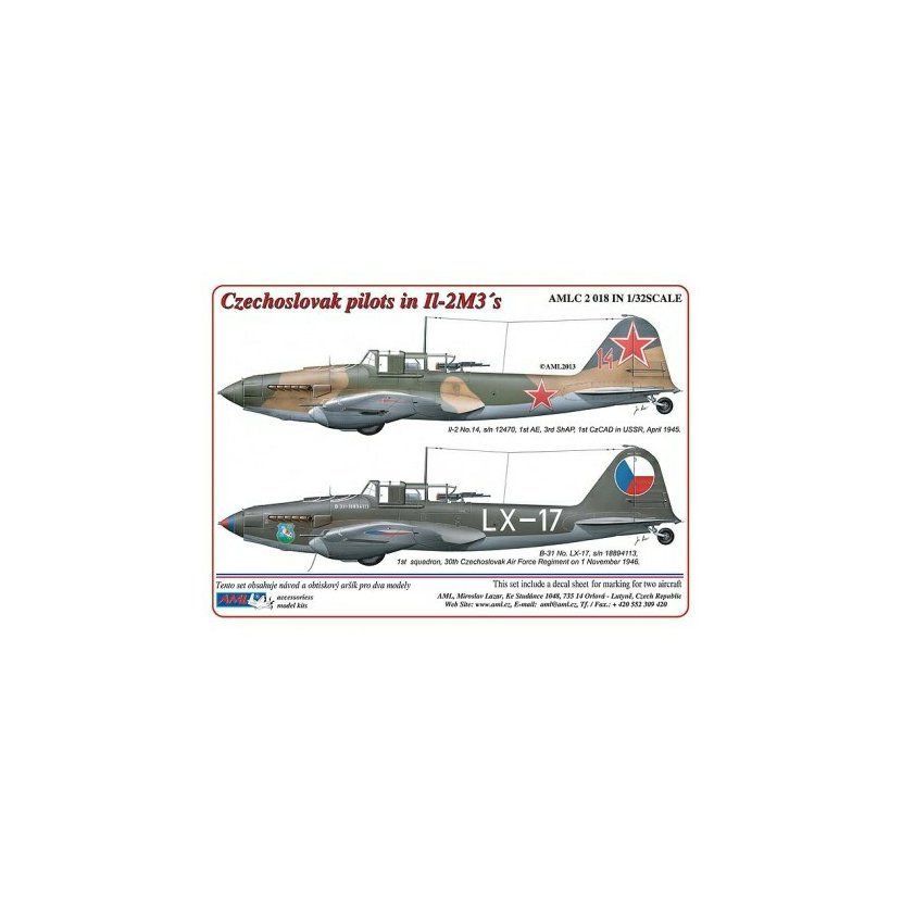 1:32 Czechoslovak pilots in Il-2M3´s