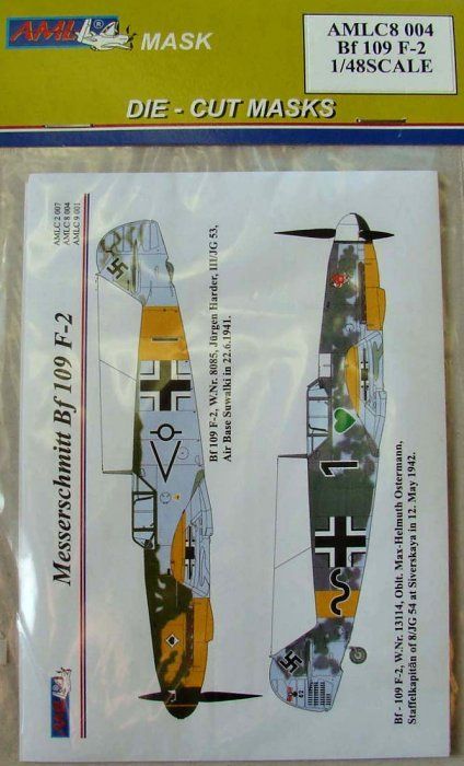 1:48 Masks Bf 109 F-2 (incl. decals)