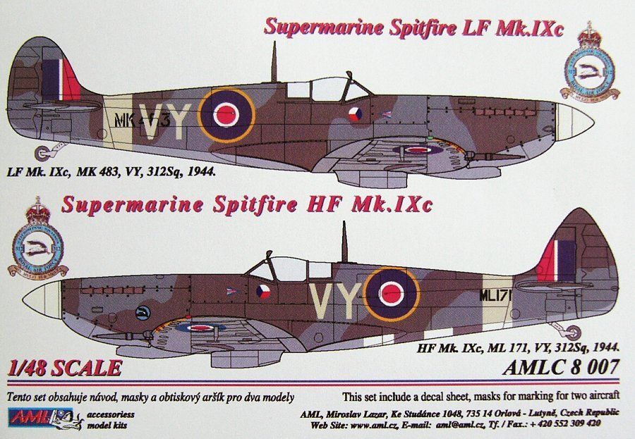 1:48 Supermarine Spitfire Mk.IXc
