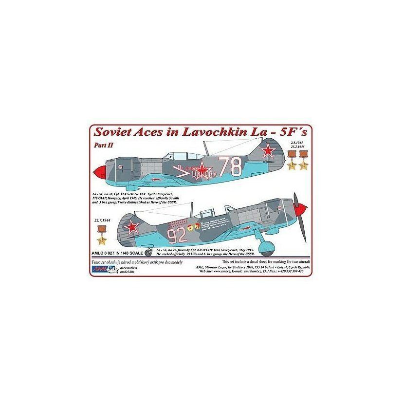 1:48 Soviet Aces in Lavochkin La-5F´s. Part II