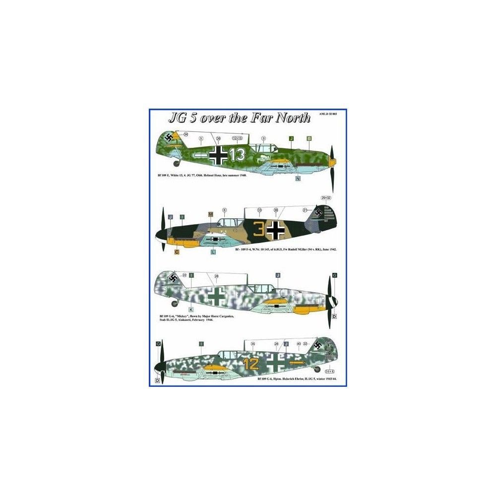 1:32 Decals JG 5 over the Far North