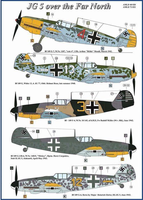 1:48 Decals JG 5 over the Far North