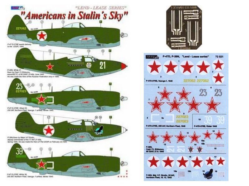 1:72 Decals Americans in Stalin's Sky (w/ PE) II.