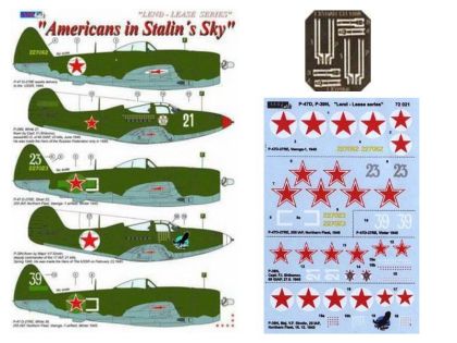 1:72 Decals Americans in Stalin's Sky (w/ PE) II.